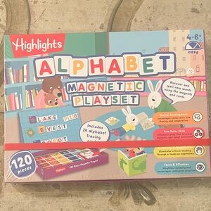 New Highlights Alphabet Magnetic Playset 120 Pieces